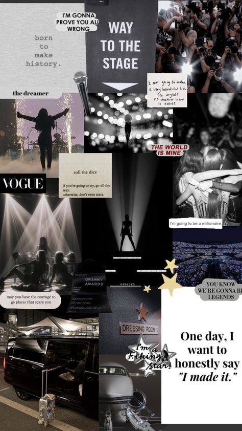 Manifesting Vision Board, Singing Quotes, Dancer Lifestyle, Vision Board Examples, Vision Book, Best Study Tips, Vision Board Wallpaper, Career Vision Board, Dream Motivation