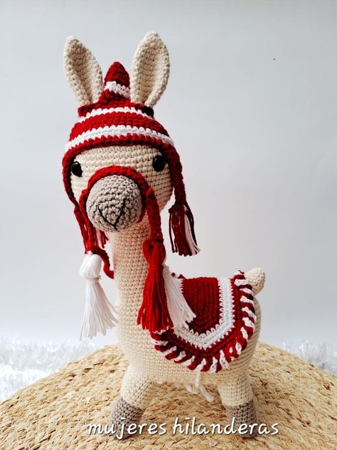 Llama peruana, para todos los que amamos este hermoso país Perú. Llama Peruana, Llama, Peru, Amigurumi, Crochet