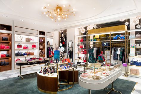 SBID Interior Design Blog | Project Of The Week - Kate Spade, Paris Kate Spade Store, Furla Bag, Shoe Store Design, Handbag Display, Store Design Boutique, Display Furniture, Retail Store Design, Dusseldorf, Store Opening