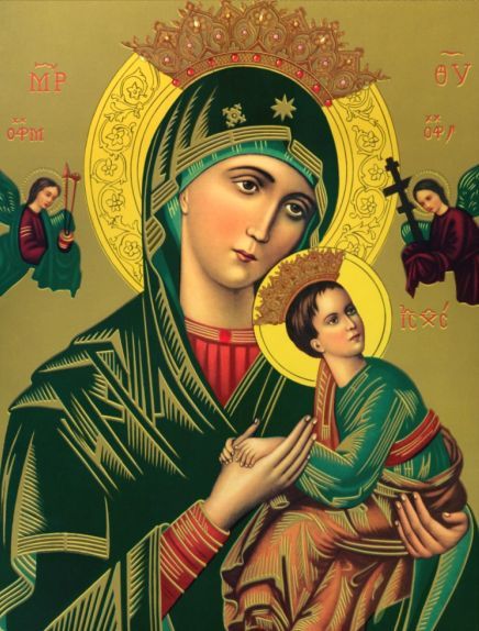 our mother of perpetual help images | Devotion to our Mother of Perpetual Help at St. John the Baptist ... Prayer For Financial Help, Images Of Mary, Financial Help, San Michele, Blessed Mother Mary, The Virgin Mary, Holy Mary, Mary And Jesus, Madonna And Child