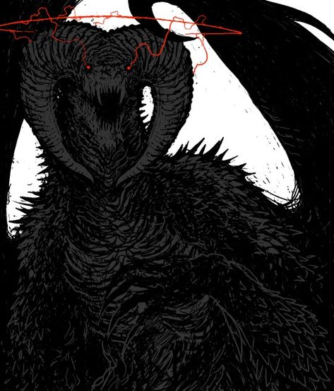 Kaiju Art Character Design, Wendigo Pfp, Dragon Design Art, Monster Pfp, Dragon Pfp, Demon Pfp, Scary Dragon, Demon Dragon, Shadow Creatures