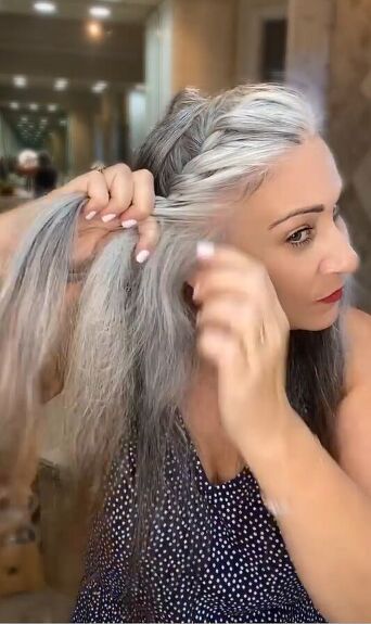 Bun Hairdo, Messy Braided Hairstyles, Rope Braided Hairstyle, Braid Bun, Twisted Hair, Grey Hair Inspiration, Hair Twist, Easy Hair Updos, Rope Braid