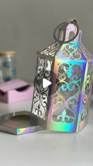 Purrs and Prints on Instagram: "✨🪔 Diwali Magic in the Making! 🪔✨
I had so much fun creating this festive holographic lantern using my Cricut machine, just in time for Diwali! It adds the perfect warm glow to celebrate the festival of lights. 💫🌙
Swipe through the process and bring a little handmade sparkle into your celebrations! 🌟

#diwalicrafts #paperlantern #handmadewithlove #cricutcreations #purrsandprints #diwalivibes #lantern #cricutcrafts #festivaloflights #diwalidiy #craftingjoy #craftingwithlove #craftingcommunity #diy #diycrafts #diyhomedecor #cricutmade #cricut #cricutindia #holographic #cricutmaker #diwali #diyhome" Diwali Diy, Festival Of Lights, Cricut Machine, Cricut Creations, Festival Lights, Paper Lanterns, The Festival, Just In Time, Cricut Crafts