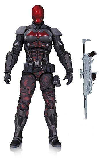 DC Collectibles Batman: Arkham Knight: Red Hood Action Figure Batmobile Arkham Knight, Batman Arkham Knight Red Hood, Arkham Knight Red Hood, Red Hood Dc, Diamond Comics, Dc Figures, Red Hood Jason Todd, Android Robot, Batman Action Figures