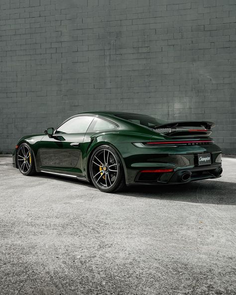 Kyle Fletcher on Instagram: “Brewster Green Turbo S @championporsche #porsche #911turbos” Kyle Fletcher, Porsche Turbo S, Classic Road Bike, Good Looking Cars, Produk Apple, British Racing Green, Porsche Gt3, Turbo S, Fancy Cars