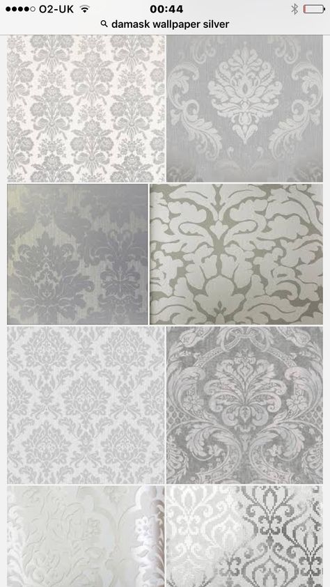 Damask wallpaper Damask Wallpaper Bathroom, Grey Wallpapers For Living Room, Gray Wallpaper For Bedroom, Gray Wallpaper Bathroom Ideas, Grey Wallpaper Bedroom Ideas, Gray Wallpaper Bedroom, Grey Wallpaper Dining Room, Damask Wallpaper Living Room, Grey Wallpaper Living Room