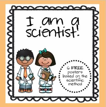 Scientist Posters, Scientific Method For Kids, What Is A Scientist, Science Center Preschool, We Are Scientists, Kindergarten Anchor Charts, Science Stations, Second Grade Science, Free Posters