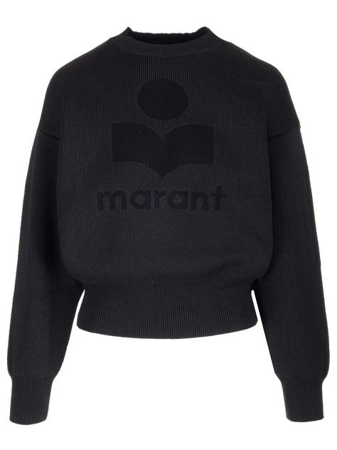 Isabel Marant Étoile Ailys-GB Marant Knitted Jumper – Cettire Logo Composition, Sweaters Black, Etoile Isabel Marant, Blue Jumper, Isabel Marant Etoile, Knitted Jumper, Blue Sweaters, Isabel Marant, Black Sweaters