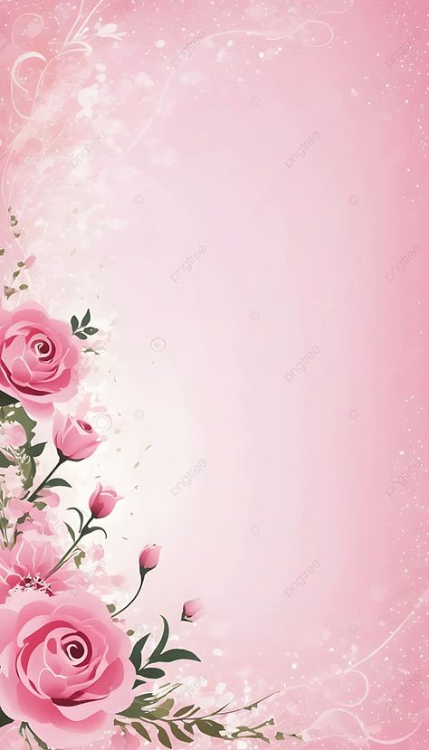 Floral Background Pink, Floral Pink Wallpaper, Rose Pink Background, Vertical Background, Wedding Wallpaper, Banner Background Hd, Wedding Background Decoration, Halloween Flowers, Background Floral