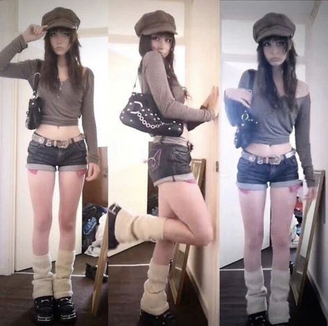 Mode Grunge, Haikou, Gyaru Fashion, 2000s Fashion Outfits, Stil Inspiration, Y2k Outfits, Swaggy Outfits, Alternative Outfits, Mode Streetwear