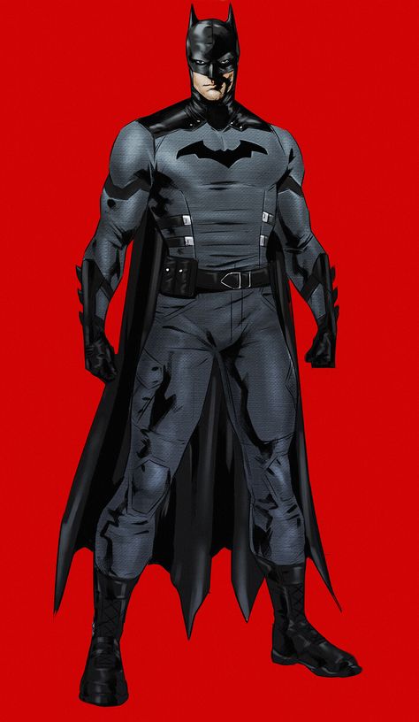 Costume Concept Art, Batman Fanart, Batman Concept Art, Captain America Suit, Costume Concept, The Batman 2022, Batman 2022, Batman Suit, Batman Concept