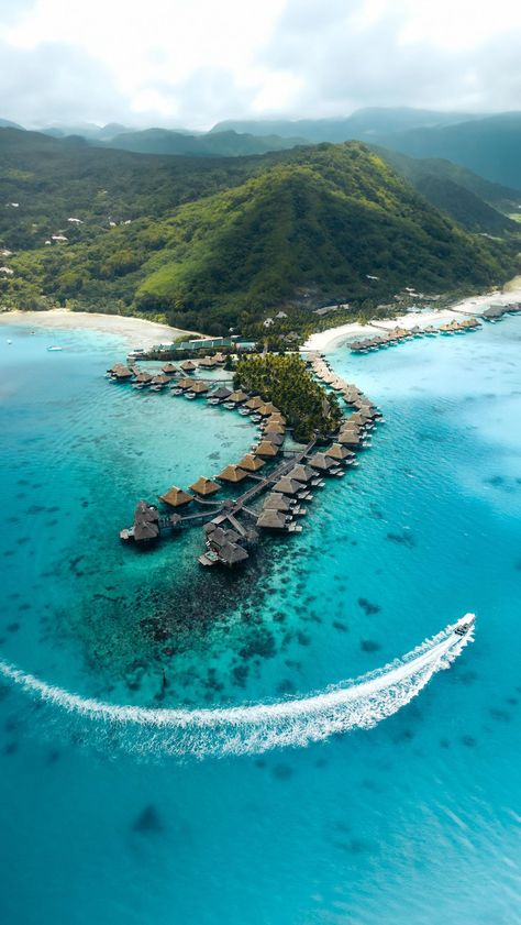 Conrad Bora Bora Nui | Touching down soon in the ultimate paradise of Bora Bora. Just a glimpse from above and you can already feel the island’s magic. ⁠ ⁠ Who is… | Instagram Bora Bora Food, Bora Bora Aesthetic, Enki Bilal, Bora Bora Island, Bora Bora Honeymoon, Travel Project, Dream Vacations Destinations, Island Holiday, Caribbean Travel