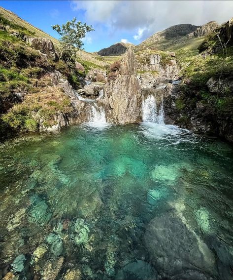 Welcome to Cumbria & the Lake District | There's always one that you go back to over and over again I've spent way over a hundred hours at this water fall in the mountains ⛰️ 💧🌱 Fall In The Mountains, Cumbria Lake District, Water Fall, The Lake District, Travel Activities, Cumbria, Lake District, In The Mountains, Bouldering