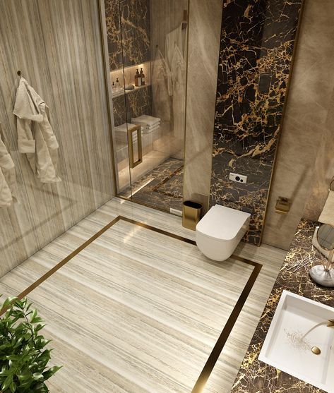 Restroom Remodel, Luxury Bathroom Master Baths, Bilik Air, Bathroom Remodel Cost, Interior Design Per La Casa, Bathroom Inspiration Modern, Washroom Design, تصميم للمنزل العصري, Bad Inspiration