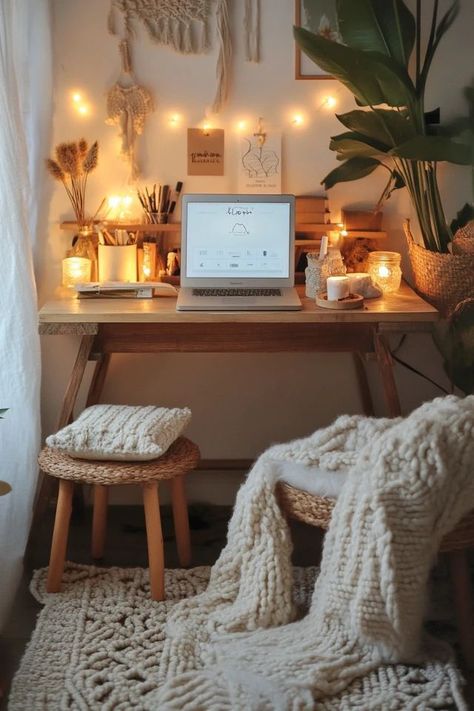 "Add warmth and comfort to your workspace with a Hygge-Inspired Home Office! 🛋️🔥 A great way to create a productive and inviting environment. 🌿✨ #HyggeInspiration #HomeOfficeIdeas #CozyWorkSpace" Hygge Home Office, Live Edge Sofa Table, Couch Tables, Hygge Inspiration, Epoxy Furniture, Cozy Workspace, Wooden Couch, Coffee Desk, Resin Tables