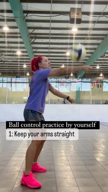 135K views · 3.3K likes | Alison | Volleyball Coach on Instagram: "Ball control drill ✨This is the perfect beginner volleyball drill you can do ANYWHERE 🥳 ➡️ This is a major key you can improve on, and helps with your hand eye coordination, tracking the ball, and body movements on the court. ➡️ Keep your arms straight when you contact the ball ➡️ Keep your feet apart to stay balanced ➡️ Shrug your shoulders forward LETS GOOOO! Questions?⬇️ #volleyball #volleyballseason #volleyballdrills #volleyballteam #volleyballcoach #volleyballtraining #volleyballlove #volleyballlife #volleyballislife #volleyballgirls #volleyballaddict #volleyballindonesia #volleyballiran #volleyballproblems #volleyballtime #arizona #az #glendaleaz #atomicvolleyball" Beginner Volleyball, Volleyball Drills For Beginners, Volleyball Problems, Reaction Balls, Volleyball Coach, Hand Eye Coordination, Volleyball Training, Volleyball Drills, Body Movement