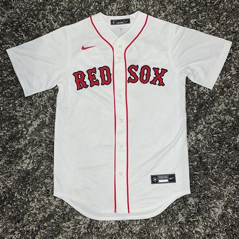 New Nike Xander Bogaert Boston Red Sox Jersey Color: White / Red Size: Small Mens *Please Feel Free To Ask Any Questions!!! *Ships Same Day Or Next!!! *Measurement Are In Photos For Reference!!! The Mlb Boston Red Sox Jersey Is Ready For First Pitch With Its Breathable Polyester And Lightweight Fit. Its Team Details Are Straight From The Player's Authentic Uniform, Helping You Properly Showcase Your Fandom. Product Details 100% Polyester Machine Wash Imported Shown: White/Red Boston Jersey, Washington Wizards Jersey, Korea Soccer, North Carolina Basketball, Nfl Vikings, Red Sox Jersey, Arsenal Jersey, Eagles Jersey, World Cup Jerseys