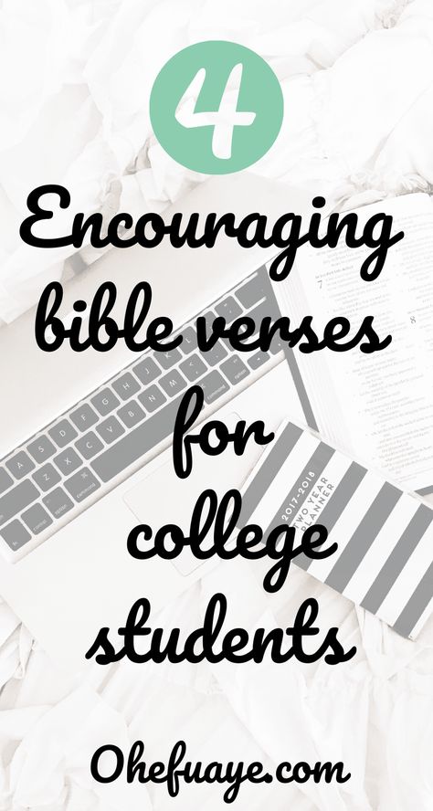 Encouraging scripture to give any college student some motivation! #college #scripture #christianquotes Verses For College Students, Bible Verses For College Students, Encouraging Quotes For Students, College Words, Prayer For Students, Quotes For College Students, School Encouragement, Encouraging Verses, College Motivation