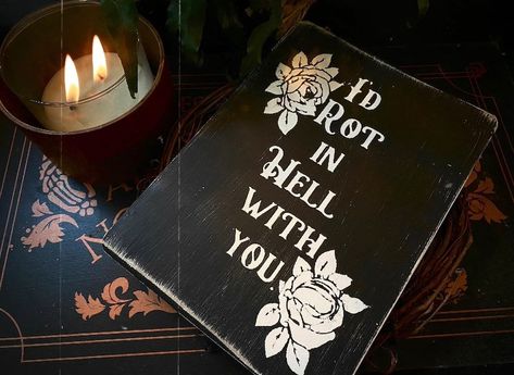 Dark Wedding Theme, Black Kraft Paper, Anniversary Couple, Witch Candles, Pink Wallpaper Girly, Horror Decor, Dark Home Decor, Goth Wedding, Dark Wedding