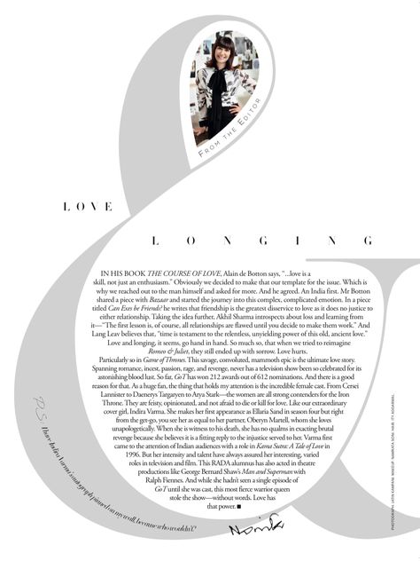 Editor Note Magazine Layout, Vogue Magazine Layout Editorial Graphic Design, News Letter Design Layout, Letter From The Editor Design, Editors Note Magazine, Editor's Note Magazine, News Letter Design, Editors Letter, Text Wrap