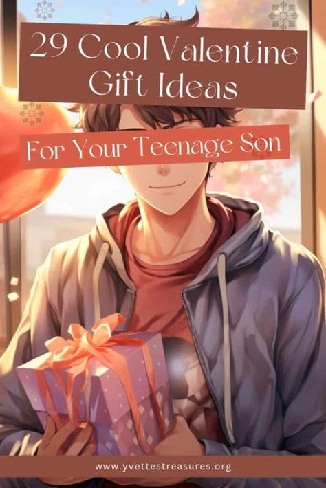 29 Cool Valentine Gift Ideas For Your Teenage Son - Best Online Gift Store Teen Boy Gift Ideas, Boy Gift Ideas, Valentine Gifts For Boys, Valentine Card Crafts, Valentine Gift Ideas, Valentine Gift Baskets, Teenage Son, Valentine Baskets, Diy Valentines Cards