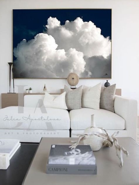 #etsy #CLOUDPAINTING #BlueWhite #Cloud #WallArt #Minimalist #Painting #Print #Abstract #CloudCanvas #LargeWallArt #ModernPainting #JuliaApostolova https://etsy.me/3ShEqbS #bathroom #stretchedcanvas #abstract #horizontal #celestial #livingroom #bohodecor #interior #deco Cloud Paintings, Cloud Wall Art, Cloud Wall, Cloud Canvas, Abstract Cloud, Grand Art Mural, Cloud Art, Painting Blue, Wall Art Minimalist