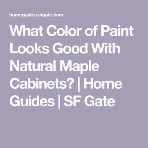 Natural Maple Cabinets, Great Room Paint Colors, Modern Farmhouse Paint Colors, Best Wall Colors, Kitchen Color Palettes, Best Neutral Paint Colors, Blue Painted Walls, Light Wood Kitchens, Maple Kitchen Cabinets