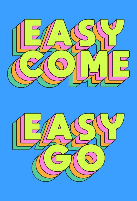 Typographie Logo, Tyler Spangler, Typographie Inspiration, Poster Sport, ポップアート ポスター, Typography Posters, Easy Go, Typography Alphabet, 타이포그래피 포스터 디자인