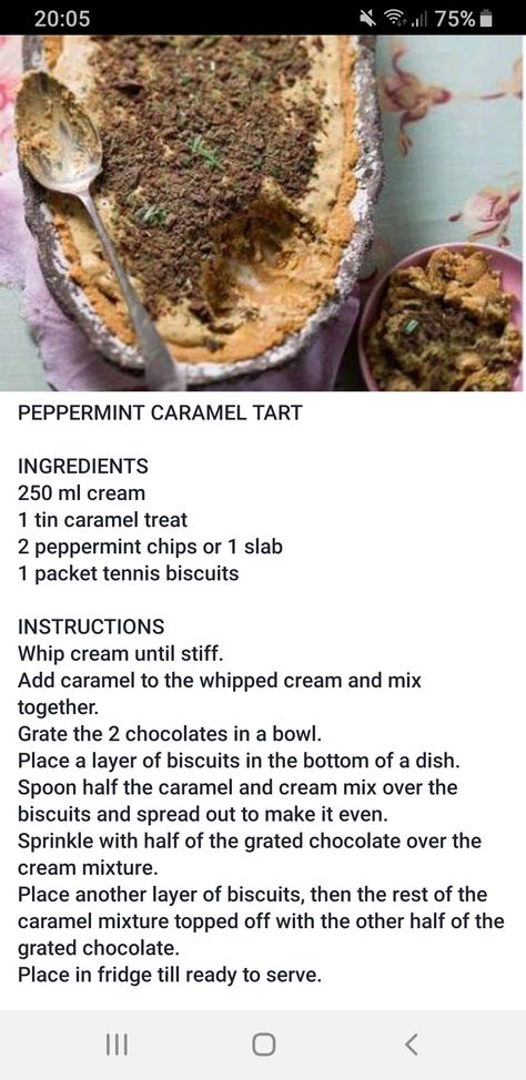 Easy Peppermint Tart Recipe, Easy Peppermint Crisp Tart Recipe, Peppermint Tart Recipe Desserts, South African Peppermint Crisp Tart, Easy Fridge Tarts Recipes, Pepermint Tert Resep, Peppermint Tert, Tart Cups Recipe, Peppermint Tart Recipe