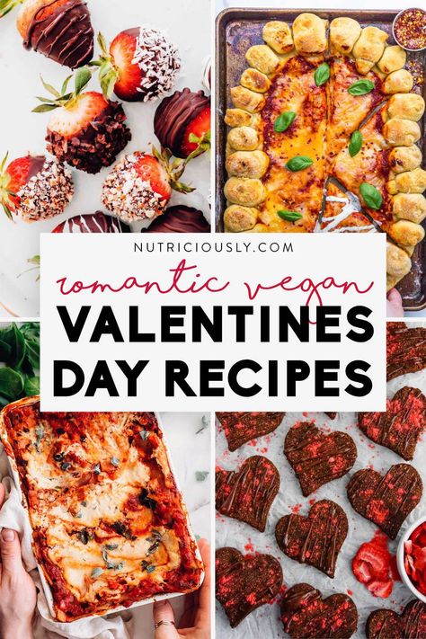 50+ Vegan Valentine's Day Recipes (Dinner & Dessert) 2 Vegan Valentines Day Dinner, Starch Recipes, Vegan Red Velvet Cupcakes, Vegan Valentines, Romantic Treats, Vegan Plan, Ayurvedic Tea, Grazing Platter, Vegan Truffles