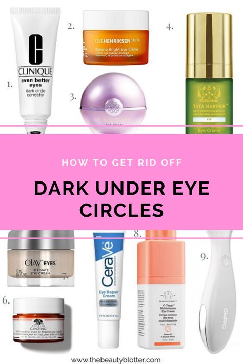 HOW TO GET RID OF DARK CIRCLES | I am sharing my best tips and product recommendations for how to get rid of dark circles under the eyes. I talk about the best products and remedies, including the best eye creams and concealers. #darkcircles #eyecreams #concealers Best Cream For Dark Circles Under Eyes, Dark Circles Under Eyes Cream, Best Under Eye Cream For Dark Circles, How To Conceal Dark Circles, Dark Circles Under The Eyes Remedies, Best Under Eye Cream, Dark Circles Under The Eyes, Eye Products, Skin Facts