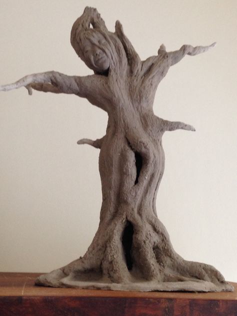 Tree spirit jewellery tree Abstract Tree Sculpture, Ceramic Tree Sculpture, Clay Tree Sculpture, Ceramics Tree, Tree Ceramics, Forest Sculpture, Human Tree, Clay Tree, Jewellery Tree