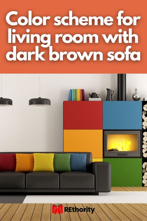 A dark brown sofa is an elegant choice for any living room and can be the perfect base for any interior. Adding the right color scheme to your space can be challenging, but with the right colors, your sofa can become the center of attention in your room. In this article, we'll discuss the best colors to use with your dark brown sofa, so you can create a look that will truly stand out. Color Scheme For Living Room, Brown Living Room Color Schemes, Dark Brown Sofa, Dark Brown Couch Living Room, Dark Brown Couch, Brown Sofas, Dark Brown Sofas, Color Scheme Ideas, Brown Sofa Living Room