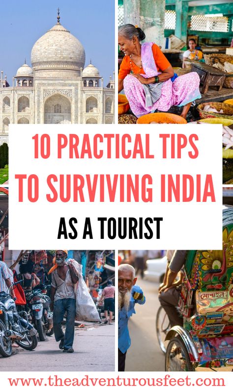 India travel tips: 10 tips on how to survive in India as a first time visitor Traveling To India, India Vacation, India Trip, Backpacking India, Trip To India, Cultural Travel, India Travel Guide, Indian Subcontinent, Visit India