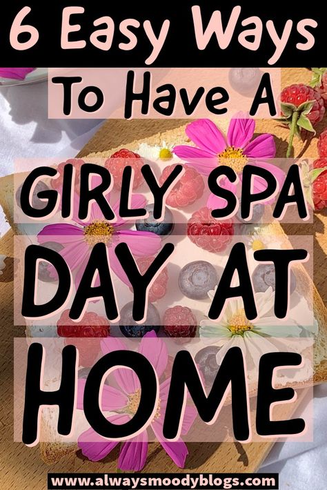 Whether big or small, it’s so important that you remember to celebrate all of your accomplishments in life. Not only the big things that you deem as more important, but also the simple things too. So here are 6 easy ways to have a girly spa day at home :) Things To Do On A Spa Day At Home, Spa Things To Do At Home, Spa Day Menu Ideas, Spa Day Ideas For Women, Mom And Daughter Spa Day At Home, At Home Spa Day For Kids, Diy Spa Day Ideas, Spa Days At Home, Diy At Home Spa Day