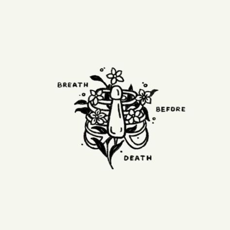 Astma Tattoos, Breath In Breath Out Move On Tattoo, Small Lung Tattoo Ideas, Your City Gave Me Asthma Tattoo, Lung Disease Tattoo, Heart And Lungs Tattoo, Asthma Tattoo Ideas, Growing Pains Tattoo, Lungs Drawing Simple