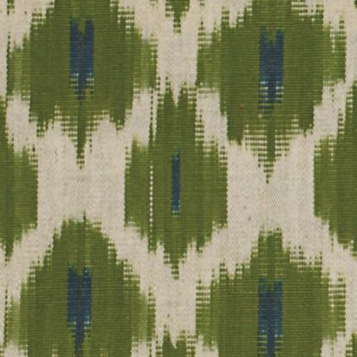 Flowers on Water Ikat Parrot - Lumbar Cushion (3 Seater Sofa) Ikat Armchair, Woven Curtains, Bohemian Fabric, Green Ikat, Curtains And Blinds, Bedding Ideas, Media Unit, Potli Bags, Fabric Combinations