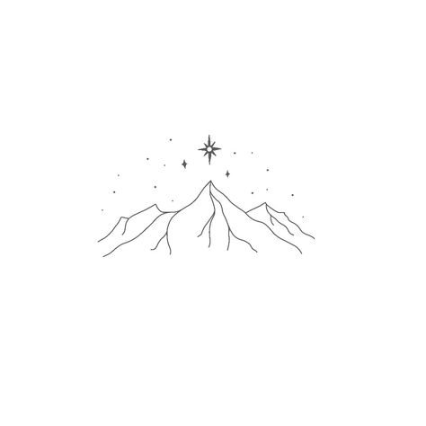 Tattoos Simplistic, Moutain Tattoos, Book Inspired Tattoos, Simple Line Tattoo, Mountain Tattoo Simple, Tattoos Pretty, Tattoos Cute, Cute Simple Tattoos, Bookish Tattoos