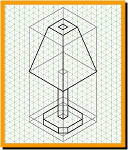 Constructing an isometric projection using grid paper | Design and Technology Isometric Drawing Examples, Isometric Art Illustration, Isometric Sketch, Technology Drawing, Poster Technology, Isometric Drawing Exercises, Isometric Graph Paper, Isometric Shapes, Isometric Paper