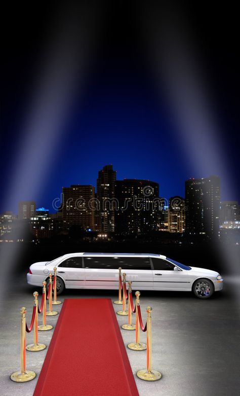 Nightlife VIP. Limousine parked in front of a red carpet with a city skyline in , #Sponsored, #front, #red, #carpet, #parked, #Nightlife #ad Red Carpet Aesthetic, Party City Decorations, Vinyl Photography, A Night At The Opera, Hollywood Theme, Luxe Life, Digital Backdrops, Night City, Party City