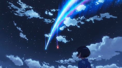 Kimi No Na Wa Wallpaper, Film Your Name, Your Name Wallpaper, Your Name Anime, Wallpaper Wa, Kimi No Na Wa, Name Wallpaper, Japanese Animation, Anime Screenshots