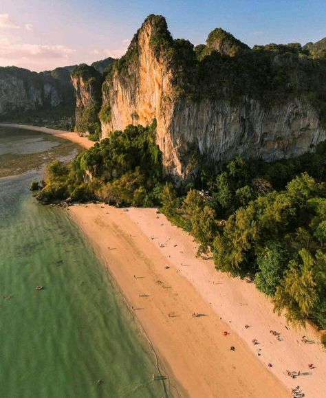 Ton Sai Beach is a small, secluded beach located on the southern coast of Thailand's Railay Peninsula. Railay Beach, Secluded Beach, Beautiful Photos Of Nature, Nature Photos, Beautiful Photo, Thailand, Flowers, Animals, Nature