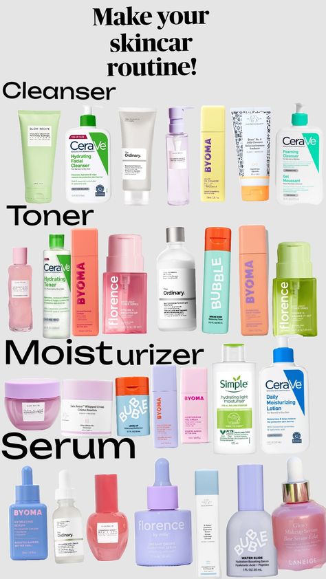 Make a perfect skincare routine for you!! (for normal skin) Skin Care Routine Normal Skin, Pm Skincare Routine Order, Skincare Routine For Normal Skin, Make Your Own Skincare, Skincare Routine Order, Pm Skincare Routine, Pm Skincare, Perfect Skincare Routine, Normal Skin Care Routine