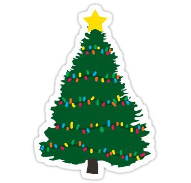 Christmas Stickers Printable, Christmas Tree Sticker, Cartoon Christmas Tree, Christmas Tree Wallpaper, Xmas Sticker, Tree Sticker, Preppy Stickers, Buy Christmas Tree, Tumblr Stickers