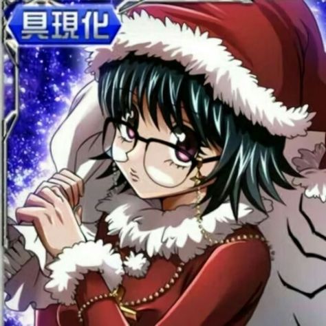 hxh christmas icon Hxh Christmas, Christmas Anime Matching Pfp, Hunter X Hunter Shizuku, Solo Pfp, Wallpaper Natal, High School Photos, Blue Aesthetic Dark, Blue Thunder, Anime Christmas