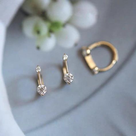 Cubic Zirconia Hoop Earrings, 925 Silver Earrings, Crystal Stud Earrings, 925 Sterling Silver Earrings, Huggies Earrings, Gold Earrings Studs, Stud Earring, Gold Gold, Crystal Earrings