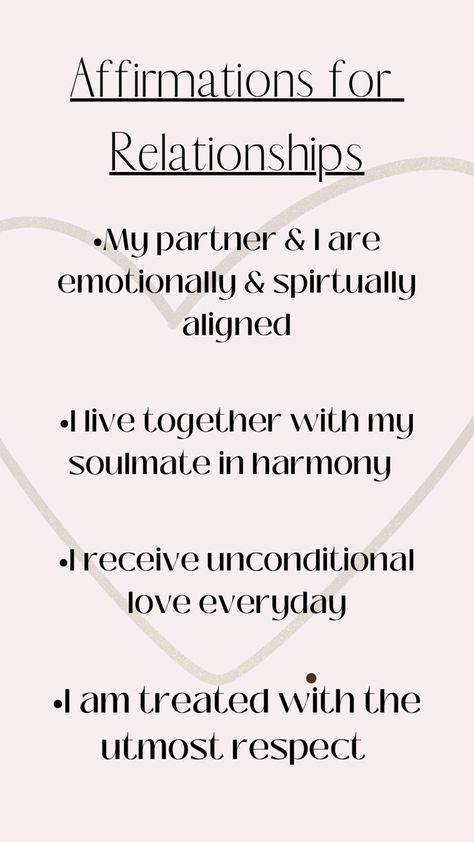 Love Mantras Relationships, Dream Partner Affirmation, Secure Relationship Affirmations, Manifesting Healthy Relationships, Manifesting Dream Partner, Positive Relationship Affirmations, Love Affirmations For Couples, Parents Affirmations, Affirmation Relationship