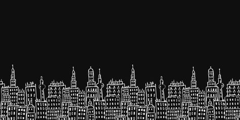 Black horizontal seamless pattern with city buildings. black and white background Horizontal Black And White Aesthetic, Black Ipad Wallpaper Aesthetic Horizontal, Black Wallpaper Ipad Horizontal, Black Aesthetic Horizontal, Horizontal Background Aesthetic, Black And White Wallpaper Desktop, Academia Songs, Ipad Wallpaper Aesthetic Horizontal Simple, Ipad Wallpaper Aesthetic Horizontal Hd