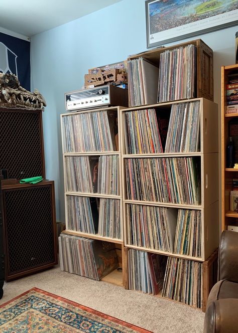 Olympia Record Crates-Olympia Record Crates Record Crate, Just Letting You Know, Record Storage, Table Set Up, Best Investments, Very Well, Custom Build, Cool Furniture, Olympia