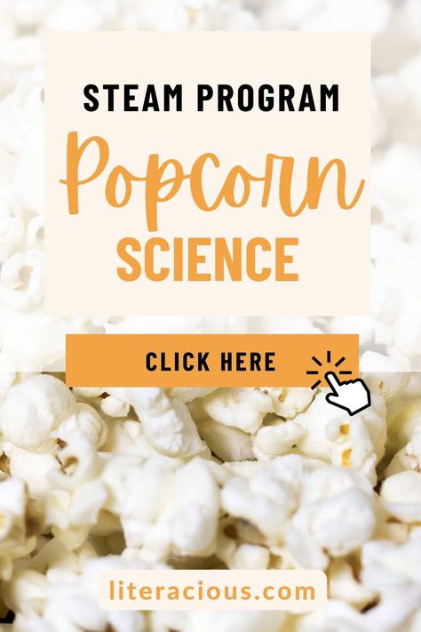 A tasty and fun way to learn about science through popcorn for elementary school age students! Popcorn Science, Stem Programs, Corn Pops, About Science, States Of Matter, Library Programs, Learn A New Skill, School Age, Lunch Break